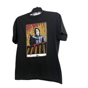 Halloween Michael Myers T-Shirt Adult The Boogeyman Tarot Card Horror Size L